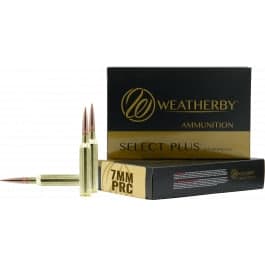 Weatherby R7PRC175EH Select Plus 7mm PRC, 175 gr, 20 Per Box/ 10 Cs - 20rd Box