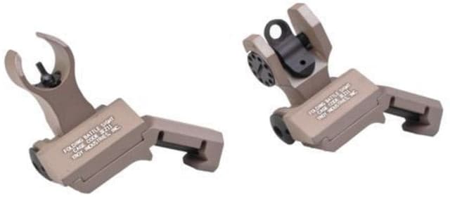 Troy Industries Troy Industries, Inc. Ar-15 Flip-Up 45 Degree Offset Sight Set Black - view 2