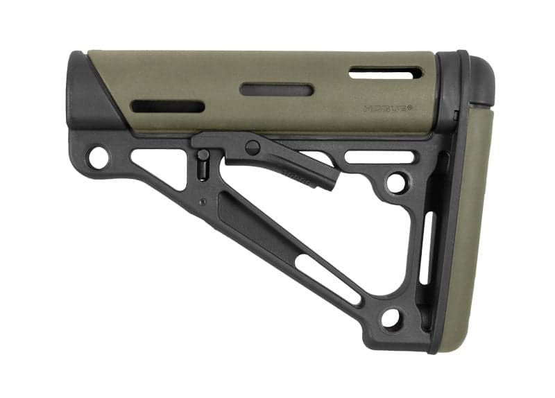 Hogue Hogue OverMolded Collapsible Buttstock Mil-Spec - Olive Drab Green - view 1