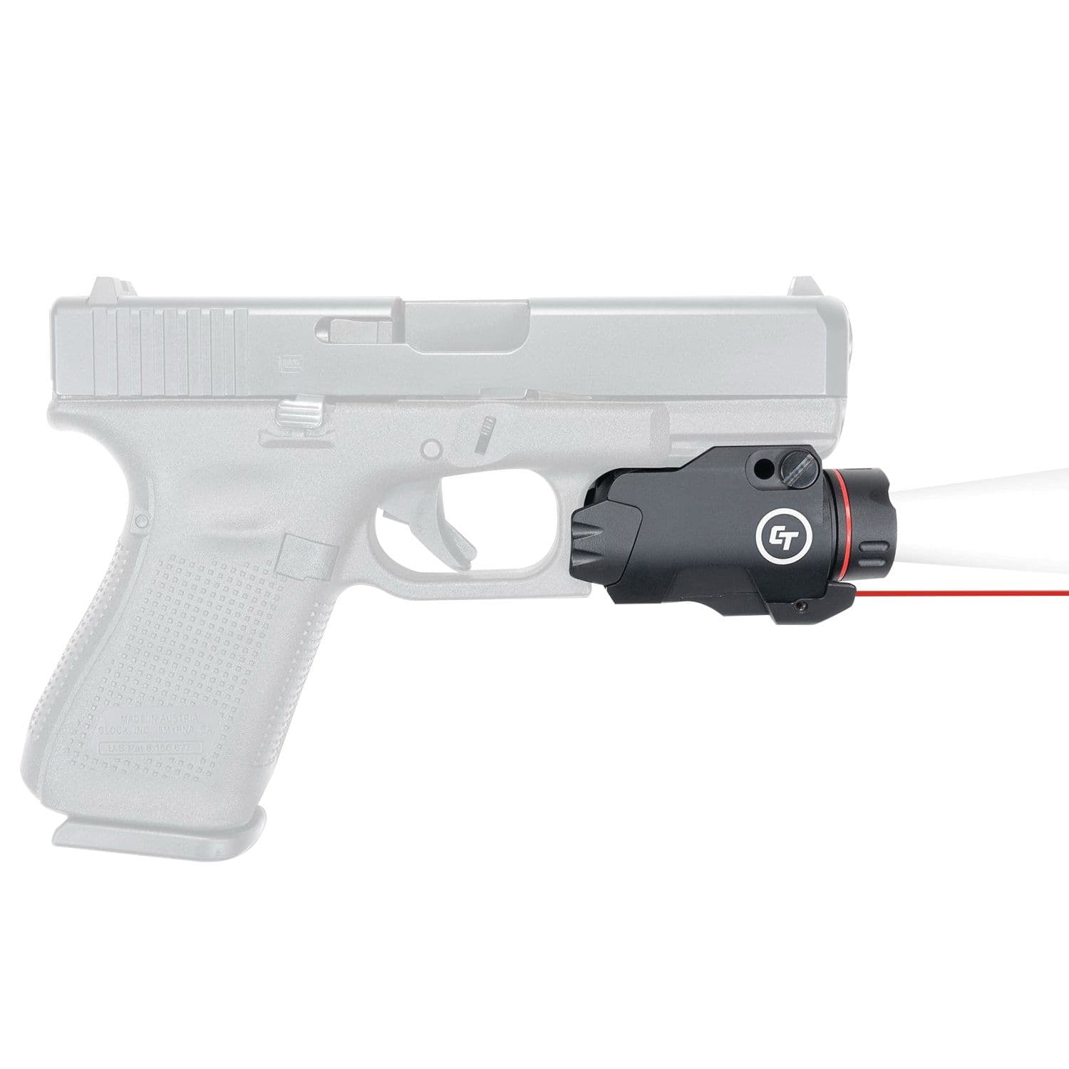 Crimson Trace Crimson Trace CMR-207G Rail Master Pro Universal Red Laser Sight and Tactical Light - 400 Lumens - view 2
