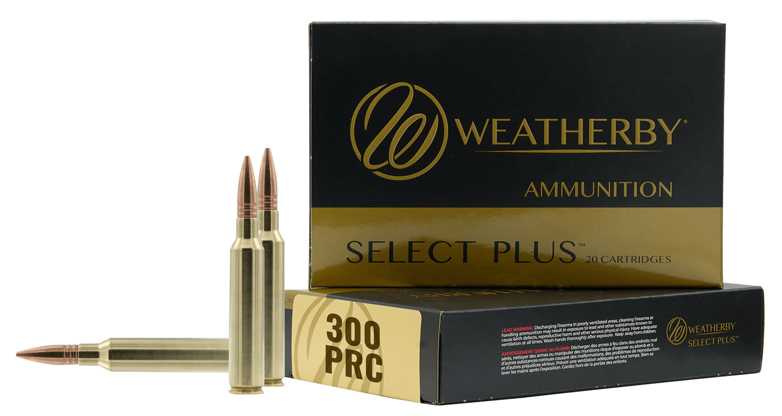 Weatherby Select Plus 300 PRC 205 Grain Jacket Hollow Point (Box)