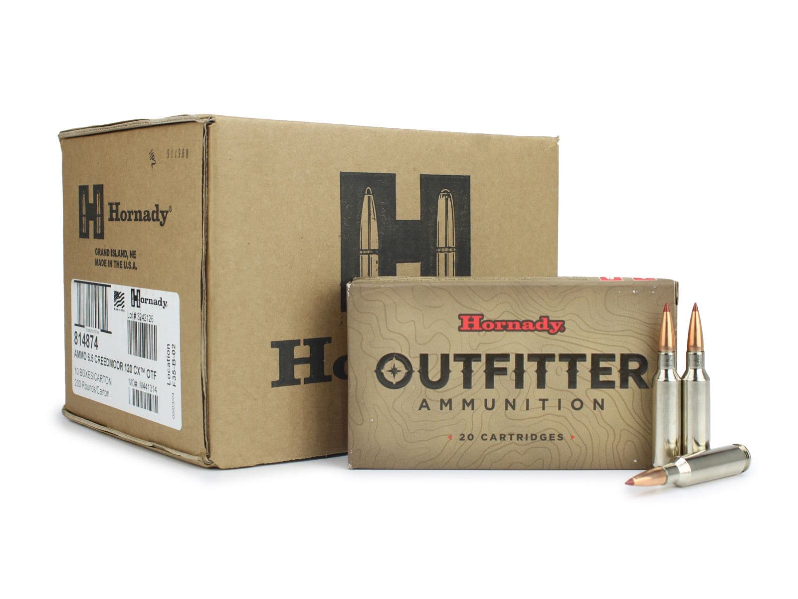 Hornady Outfitter 6.5 Creedmoor 120 Gr Copper Alloy eXpanding (Case)