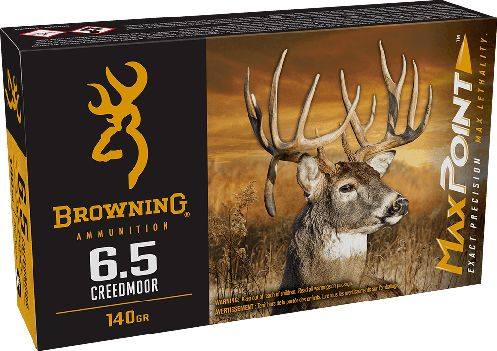 Browning Ammo Max Point 6.5 Creedmoor 140 Gr Max Point (Case)
