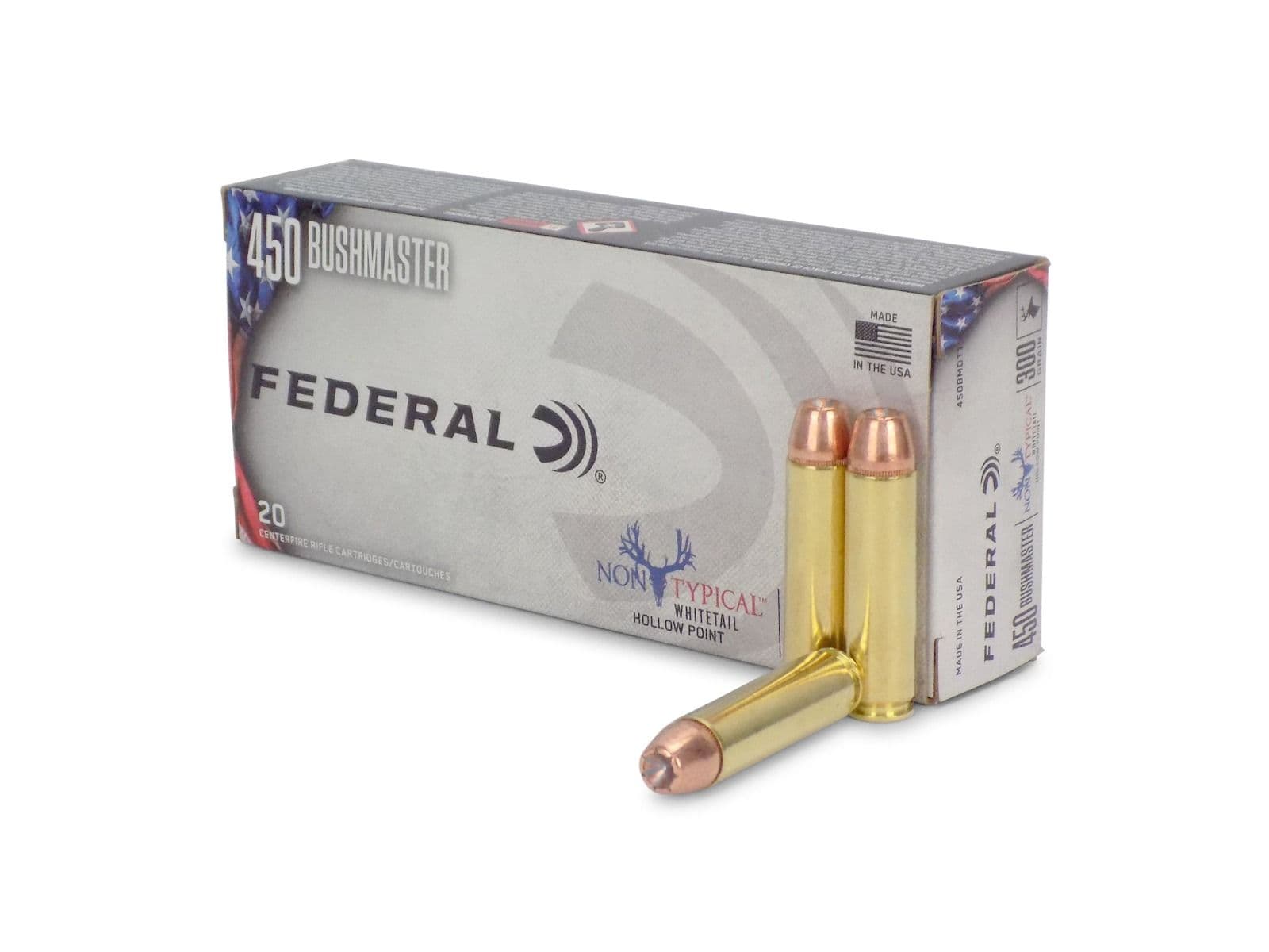 Federal Non-Typical 450 Bushmaster 300 Gr SP