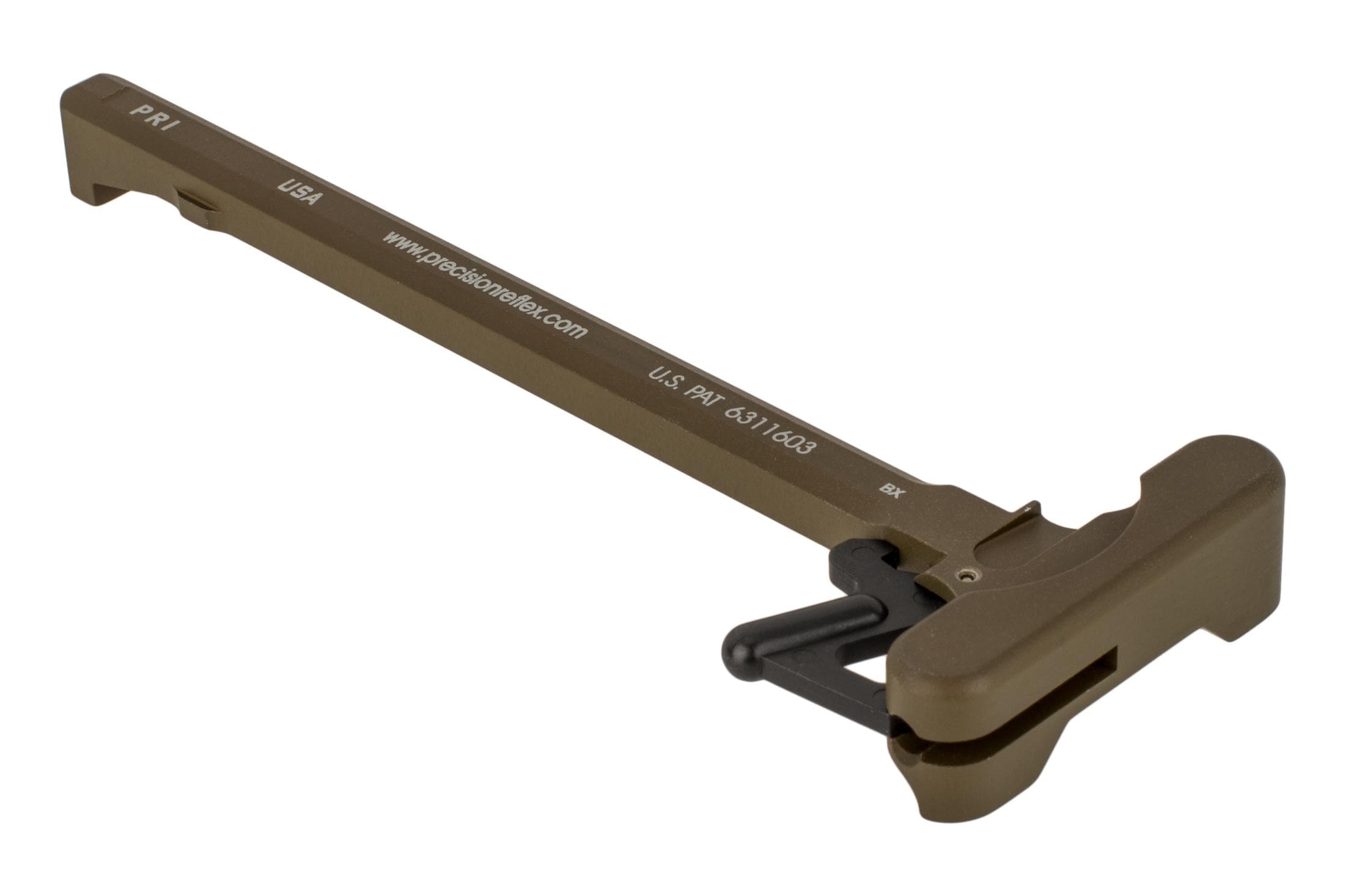 Precision Reflex Pri M84 Gas Buster Charging Handle With Military Big Latch - Fde - view 4