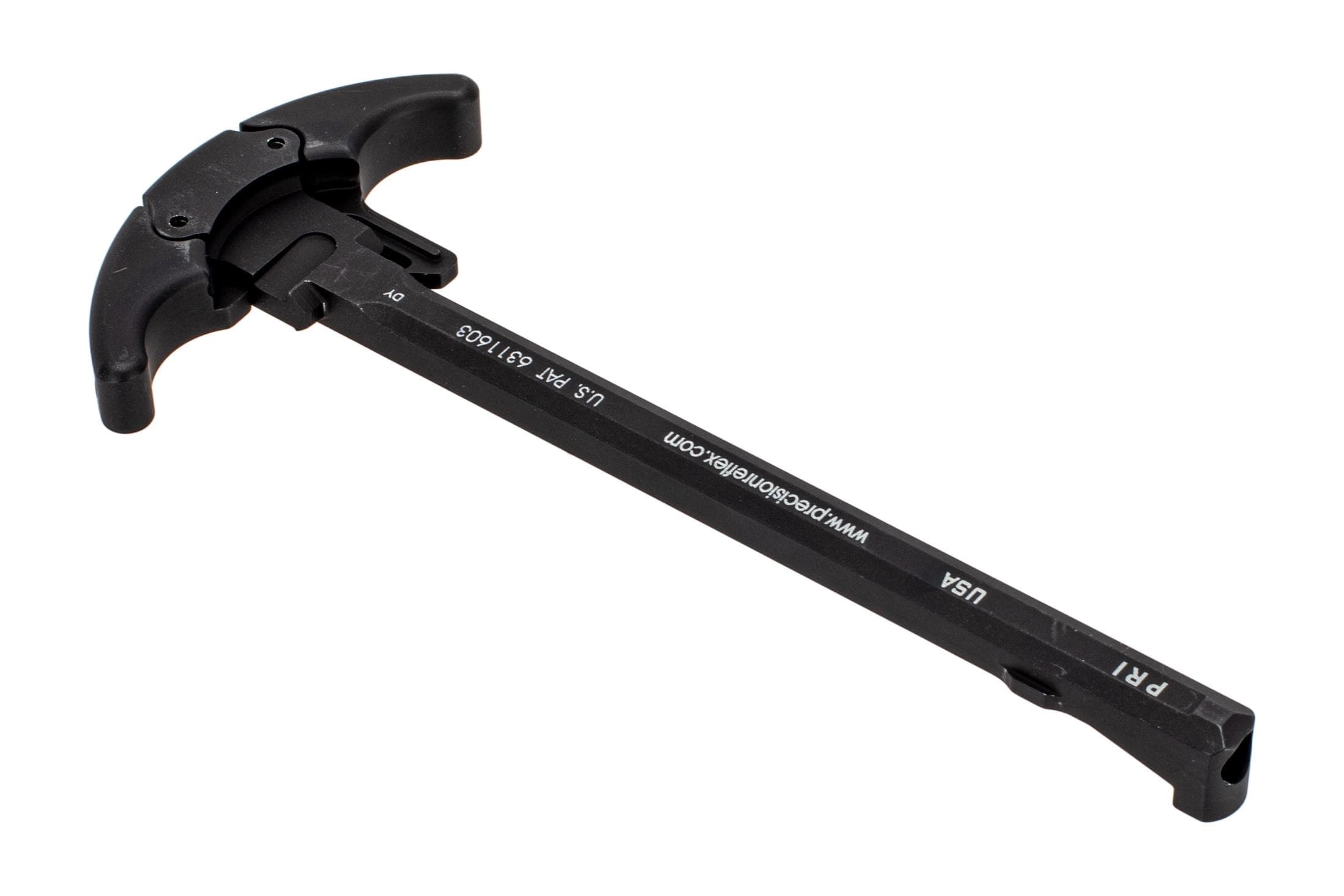 Precision Reflex Pri M84 Gas Buster Ambidextrous Ar-15 Charging Handle - Large Latch - Black - view 1
