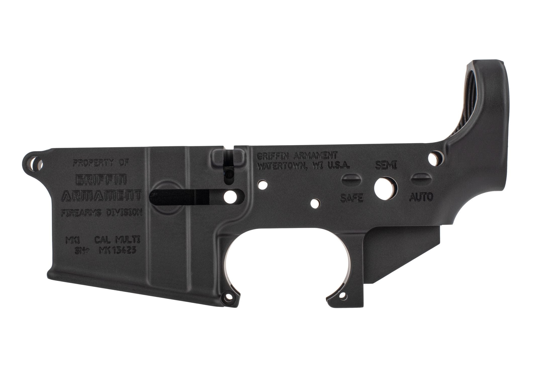 Griffin Armament Griffin Armament Mk1 Ar-15 Stripped Lower Receiver - view 3