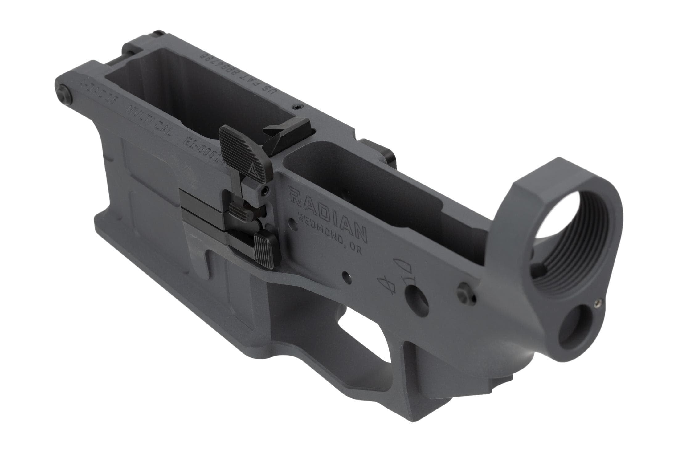 Radian Weapons Radian Weapons ADAC-15 Stripped Lower Receiver - Gray, .223 Remington/5.56x45mm, Premium Quality for Reliable and Accurate AR Builds - R0388 - view 4