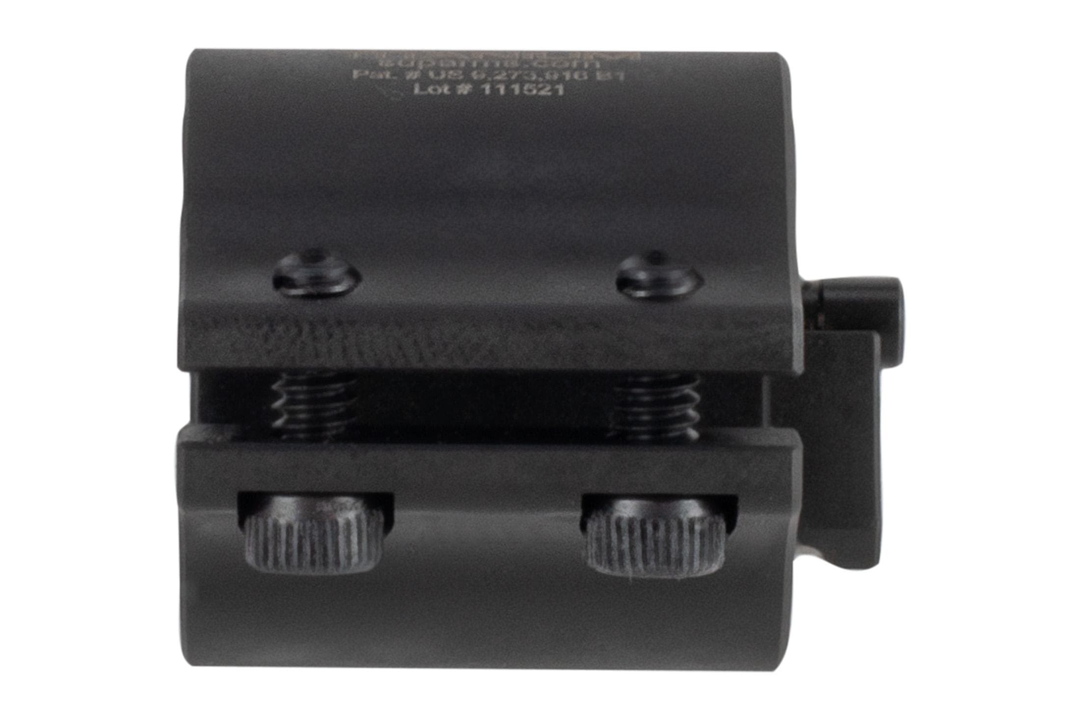 Superlative Arms Superlative Arms Bleed Off Adjustable Gas Block Clamp on .875" -Titanium - Dlc Dark Finish - view 3